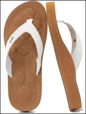 Women's Yoga Mat Flip Flops Non Slip Lightweight Walking Thong Sandals Arch